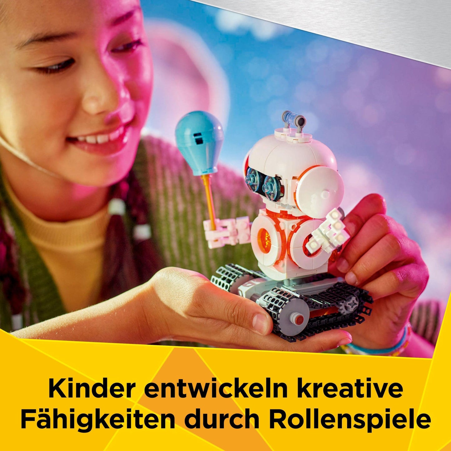 LEGO Creator 3in1 Space Robot - Toy can be rebuilt into Dog Figure or Rocket Model - Building set for kids - Space-themed gift idea for boys and girls aged 8 and up 31164