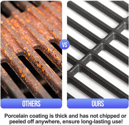 Vnierxful grill grate for Weber Spirit 300 Series, Spirit E/S 310 320 330, Spirit 700, 900, Genesis 1000-3500, Gold Silver Platinum B/C, grill grate for Weber 7638.