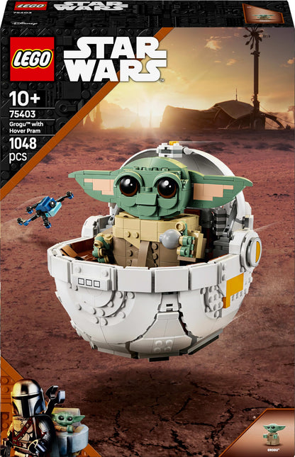 LEGO Star Wars 75403 Grogu in His Hover Pram from The Mandalorian - Collectible Minifigure - Build, Play, Display Model - Home Decor - Gift for Boys and Girls 10+
