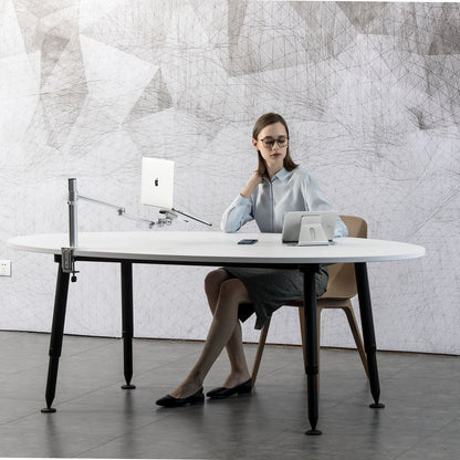 Thingy Club adjustable desk mount, holder with swivel arm, fully adjustable, made of aluminum.