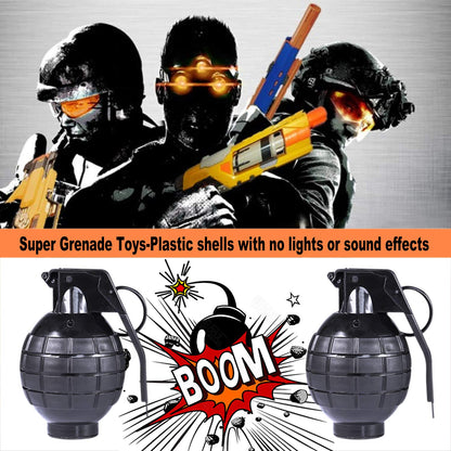 INNOCHEER Tactical Vest 2 Pack for Kids, Tactical Jacket Kit with 80 Darts, 2 Goggles, 2 Quick Reload Clips, 2 Masks, and 2 Wristbands.