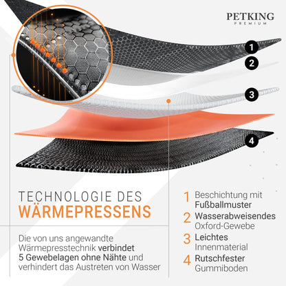 PetKing Premium dog blanket for car back seat, car seat cover, back seat protector, bench cover, car protection blanket.