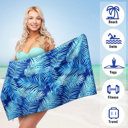 Microfiber beach towel large 2-set beach xxl beach towel quick-drying accessory beach towels beach towel quick-drying beach towel microfiber beach accessory beach accessories
