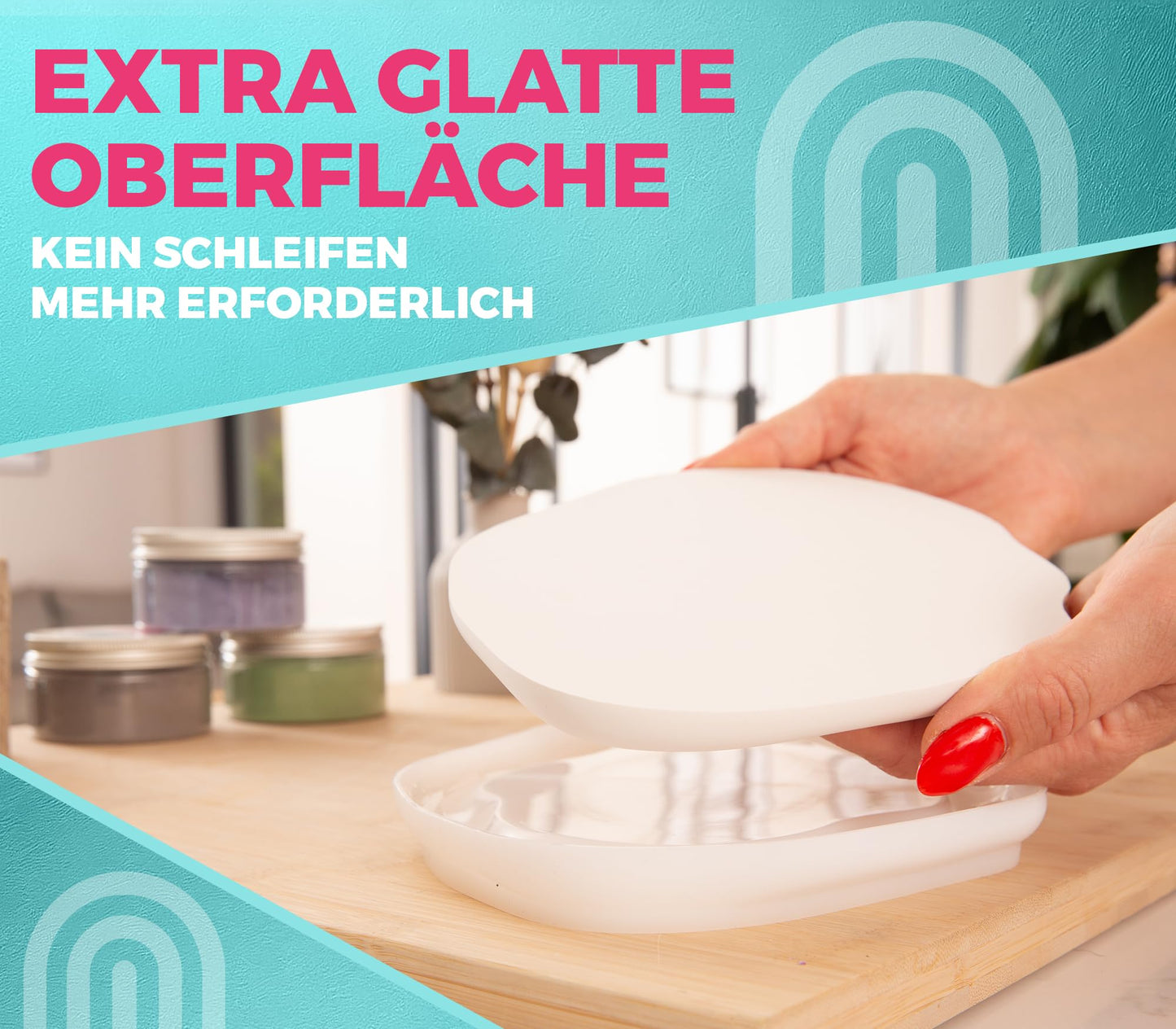 Keracraft Pouring Powder White 2x4.5kg - Relief Casting Powder White for creative projects.