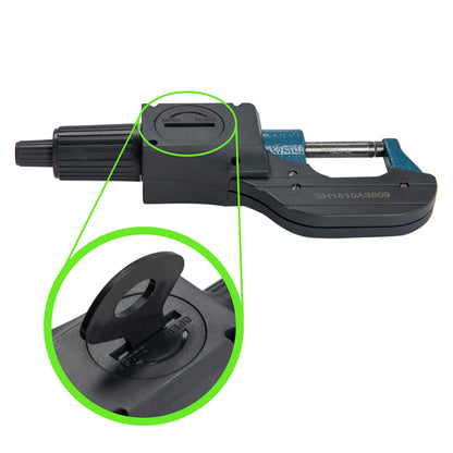 Beslands micrometer digital caliper 0-25mm/0.001mm high precision electronic digital micrometer micrometer caliper length measuring tool micrometer 0.001mm(0.00005")