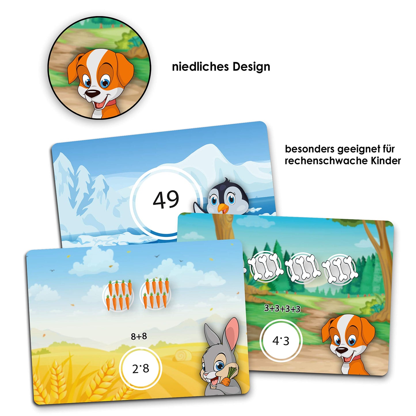Birdie and Rookie THE ANIMAL MULTIPLICATION TABLE | Playfully learning the times tables | Children's game | Multiplying from 1-100 | Concentration game for kids | For 1-8 players aged 6 and up