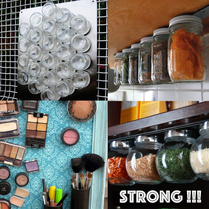 20 pieces 30 x 3 mm Strong Magnets, 8 kg Pull Strong Magnet, Neodymium Magnet, Self-Adhesive Strong Magnets, Refrigerator Magnets, Magnets for Magnetic Board, Rare Earth Magnets with Double-Sided Adhesive