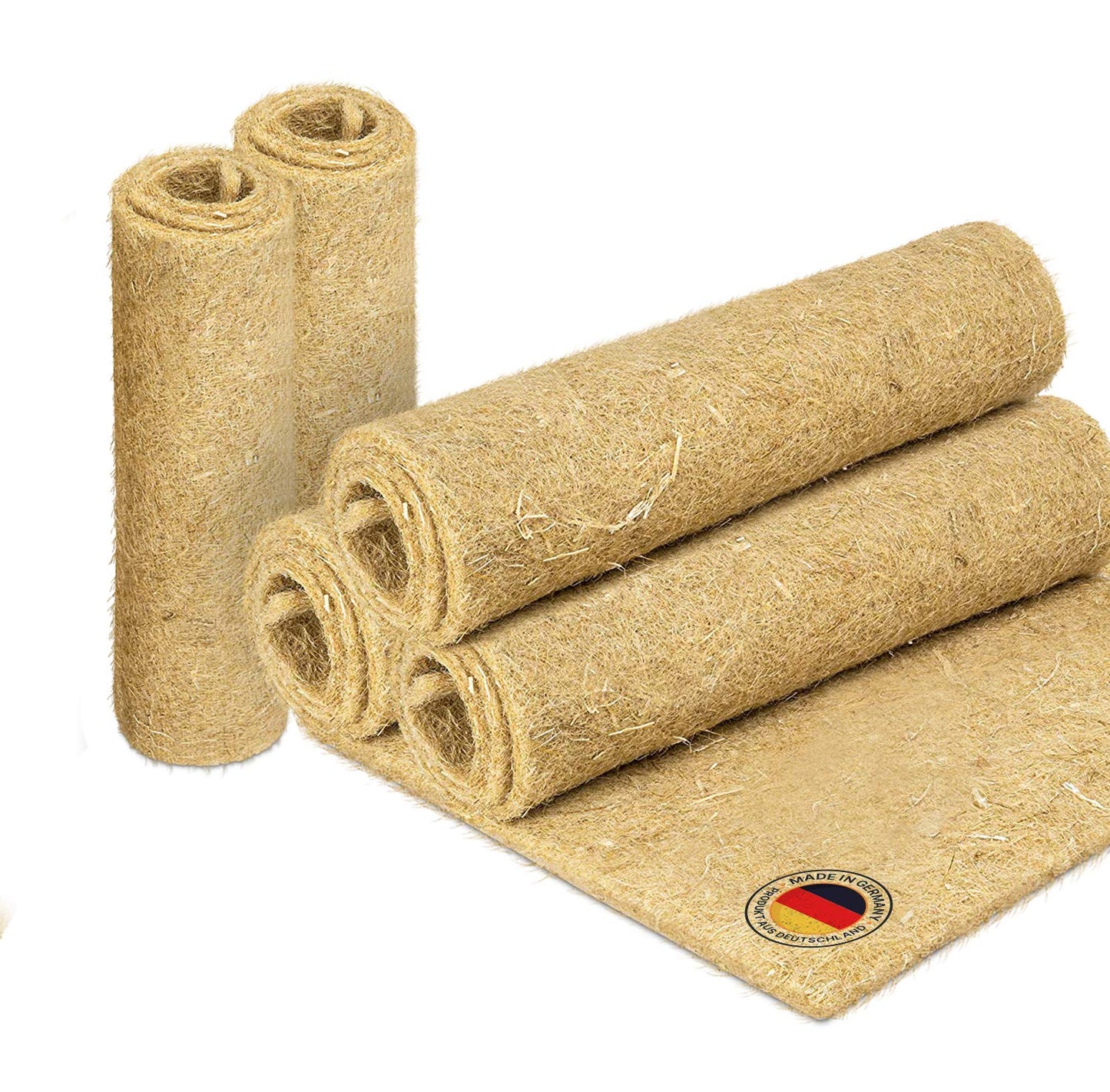 Veddelholzer 3 hemp mats for rodent rabbit cages & enclosures of guinea pigs hamsters Rodent carpet made of hemp as an accessory cages hideaways & sleeping areas for small animals rabbit hutch bunny hutch