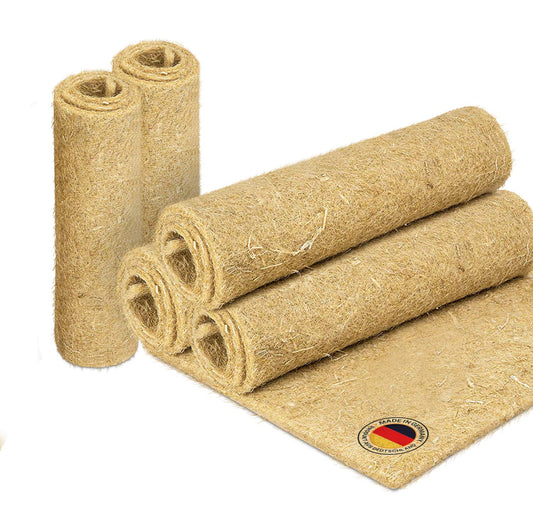 Veddelholzer 3 hemp mats for rodent rabbit cages & enclosures of guinea pigs hamsters Rodent carpet made of hemp as an accessory cages hideaways & sleeping areas for small animals rabbit hutch bunny hutch