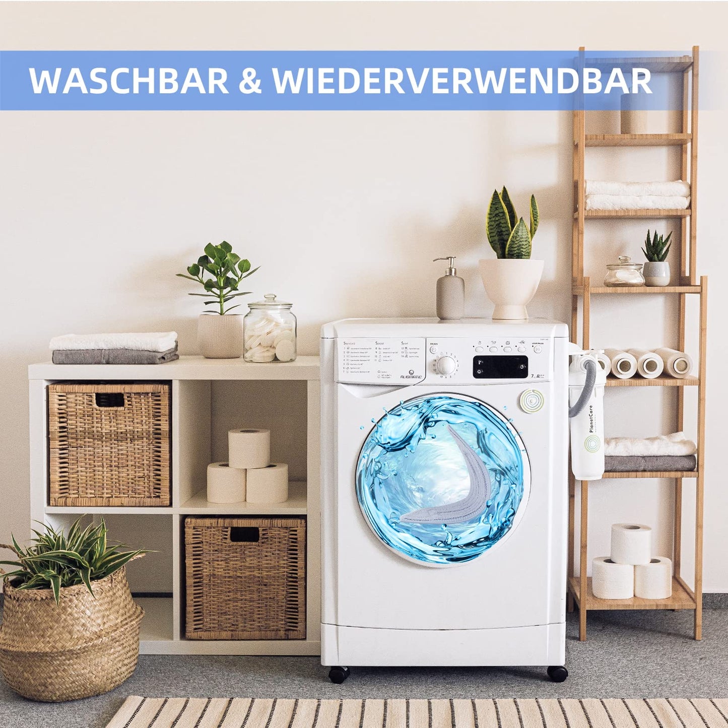 12 Piece Cleaning Cloth Accessory Kit for Roborock S8 / S8+ / S7 MaxV / S7 MaxV Plus / S7 MaxV Ultra / S7 Pro Ultra / S7 / S7+ Robot Vacuum Microfiber VibraRise Mop Cloth Replacement (Blue Gray)