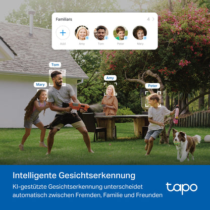 Tapo H500 HomeBase, 16GB built-in, expandable storage up to 16TB, supports 16 Tapo cameras & 64 sensors, local storage, HDMI, 5 GHz WLAN/Ethernet, built-in alarm, Matter compatible.