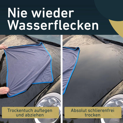 Aurum-Performance® Car Drying Towel ultra absorbent & gentle on paint - Automotive Microfiber Cloth 100% lint-free & washable - Car Microfiber Towels, Microfiber Cloth 90x60 cm