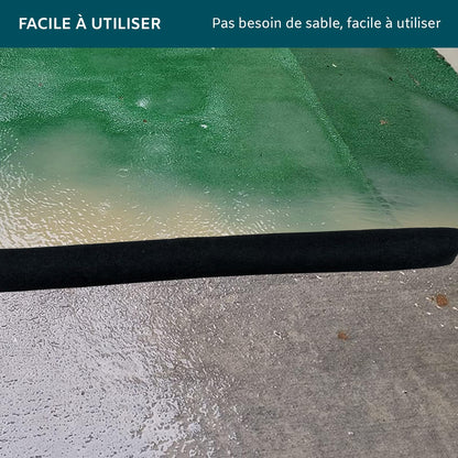 4 pieces Water-activated Flood Barriers, 150 cm, for front door, Flood Bags without sand for garage and basement (150 cm - 4 pieces)
