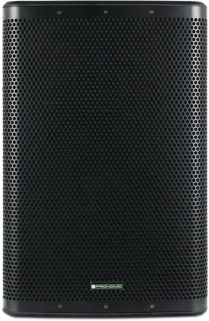 Pronomic C-215 MA Stereo Set - Two active 2-way speakers - Power: 2000 watts - 15" woofer + 1.75" tweeter - Bluetooth receiver and DSP presets - Plastic housing with monitor tilt angle.