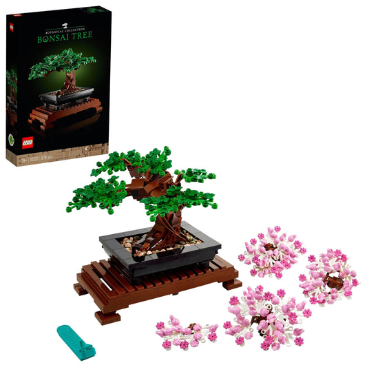 LEGO Botanicals Bonsai Tree Set for Adults - Plant Home Decor Set - DIY Project and Relaxing Creative Activity - Gift Idea for Women and Men - Botanical Collection 10281