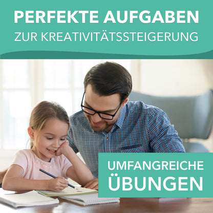 Filapen® 5 Piece Magic Exercise Booklets German I Reusable Exercise Booklets for Preschoolers I Preschool Reading Learning I Ideal for School Entry I Writing Learning I 26cmx18cm