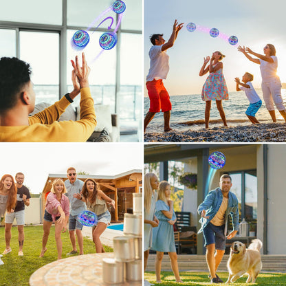 XINHOME Flying Ball, Flying Ball with LED lighting, Orbi Ball Drone Flying Orb Ball Hover Toy Gifts for Boys Girls 6-12 Years Old Flying Orb Ball Toy Blue
