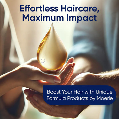 MOÉRIE Hair Growth Enhancing Mineral Shampoo for longer, thicker, and fuller hair - vegan, paraben-free hair products for all hair types, reverses hair loss (Shampoo)