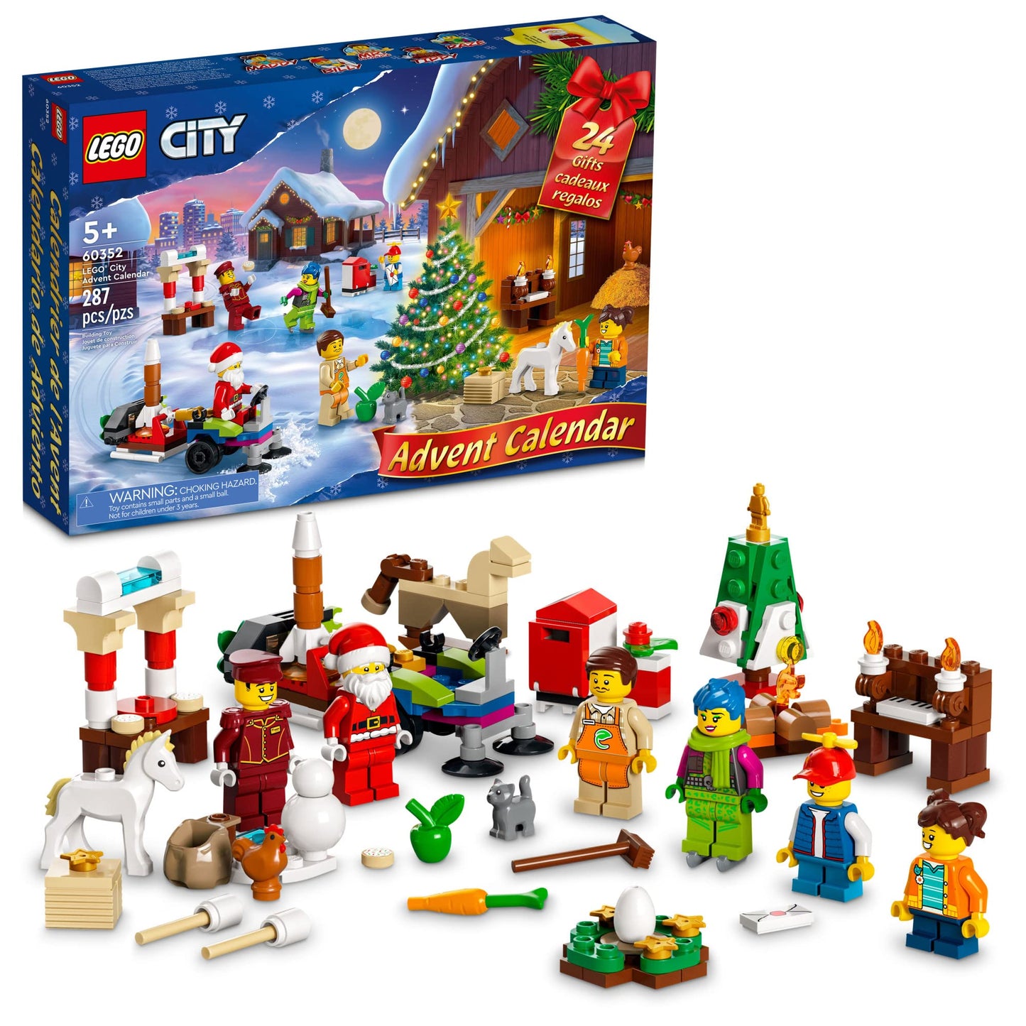 LEGO City 60352 - Advent Calendar 2022 (287 pieces)