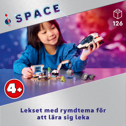 LEGO City Asteroid Recovery in Space, space toys with spaceship & City spaceship, space toys with Space Shuttle for kids to build