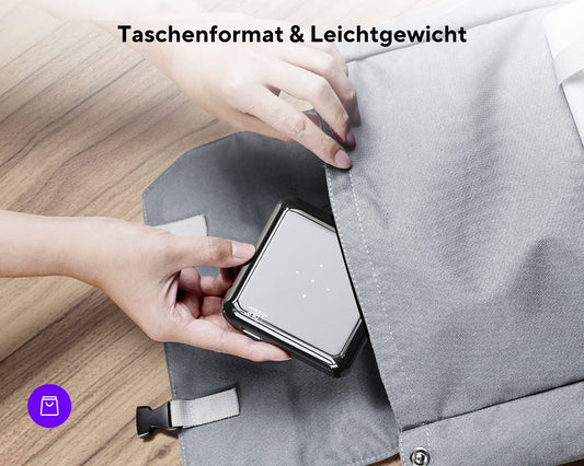 Mini projector, Akiyo Z9 DLP short throw projector with built-in battery and outdoor capability, 100' playback time, supports Full HD 1080P, ±40° keystone correction, compatible with laptop, TV stick.