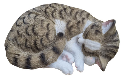 Specialty store Plus DECORATIVE CAT figurine Minka sleeping animal figurine cat figurine for indoor and outdoor use