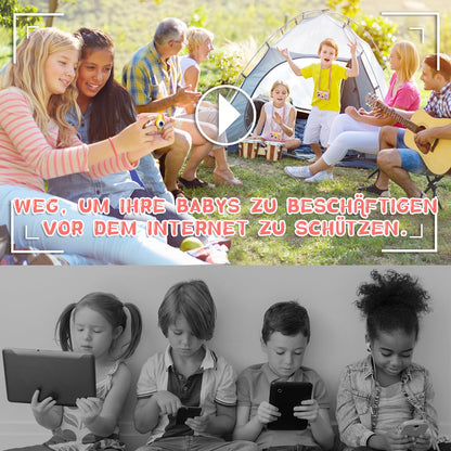 Children's camera for 3 4 5 6 7 8 9 10 11 12 year old girls/boys, kids camera with 180° flip lens & 2.4in IPS screen, birthday party gift toy for girls/boys, 32GB, X101