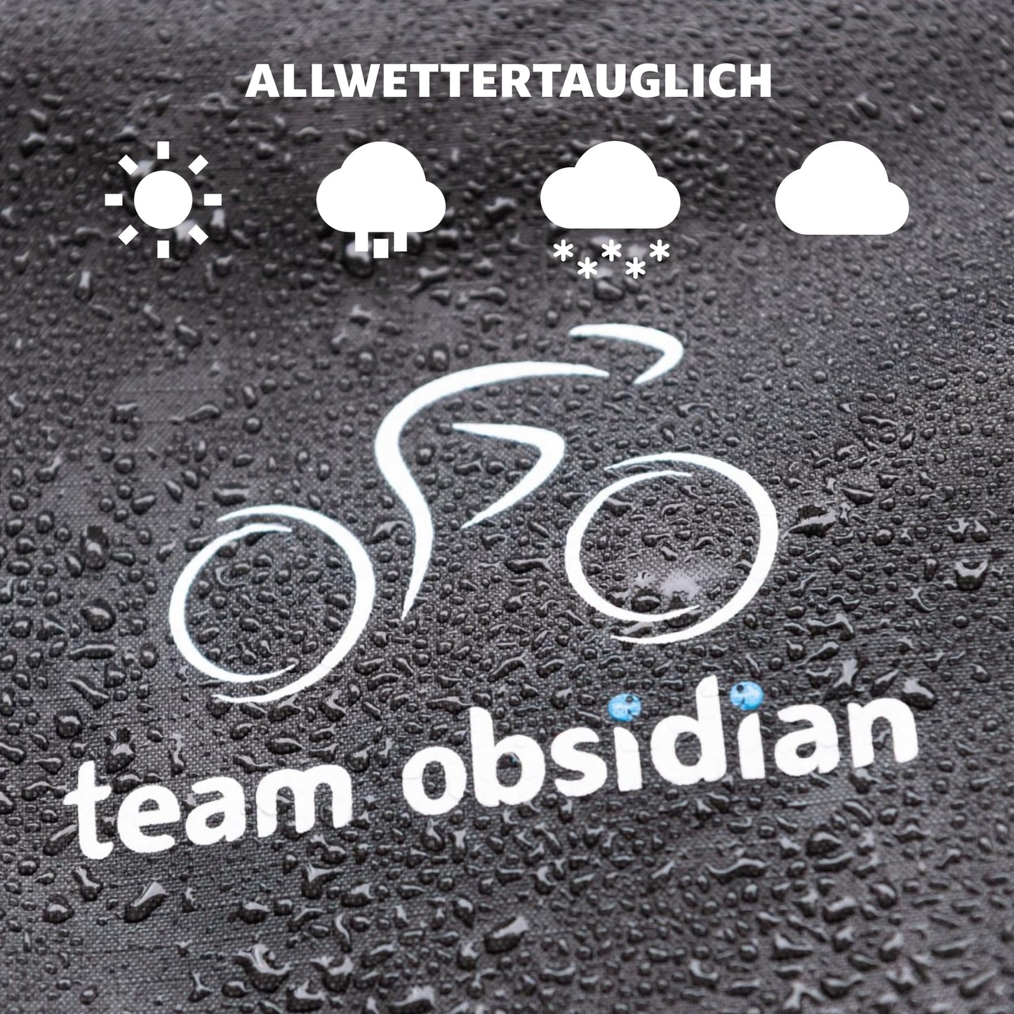 TeamObsidian bike shed weatherproof - bike cover waterproof - 600D bike garage outdoor - 1 to 3 bikes - bike tarp bike cover - bike protective cover on the go
