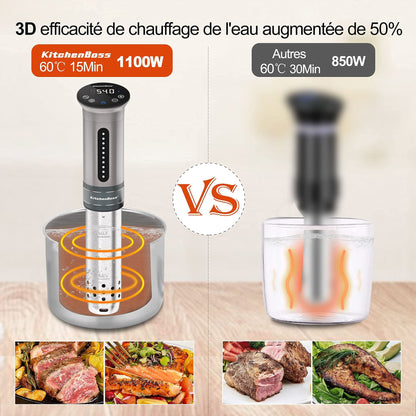KitchenBoss Vacuum Sealer Set Cooker G310 Silver