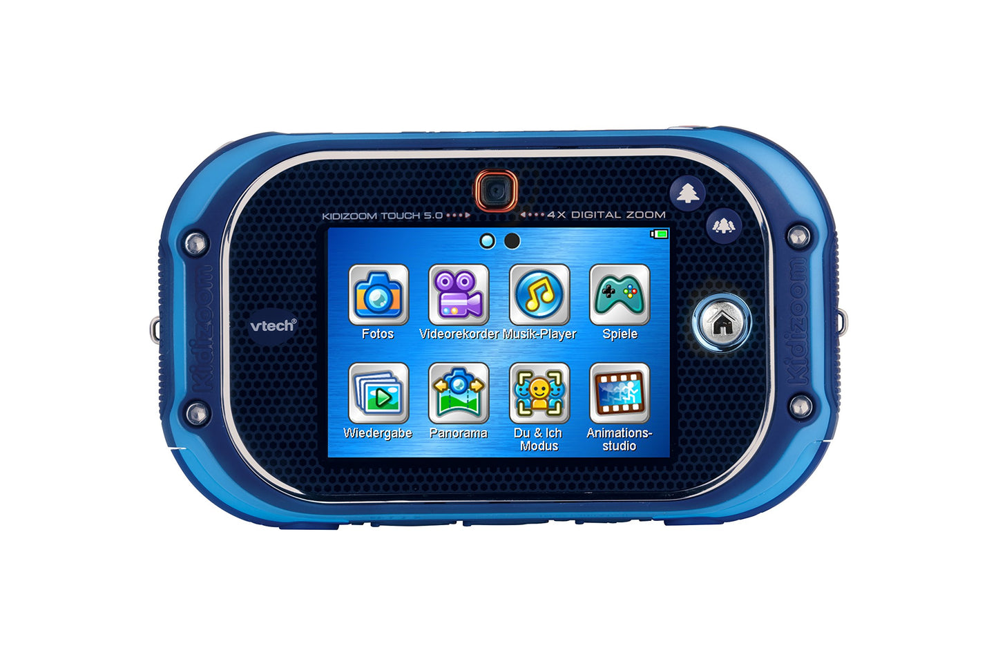 VTech KidiZoom Touch 5.0 - Kids camera with touchscreen, selfie and video functions, effects, games, and more - for ages 5-12 & KidiZoom carrying case - Vtech 417349 kids camera, multicolor