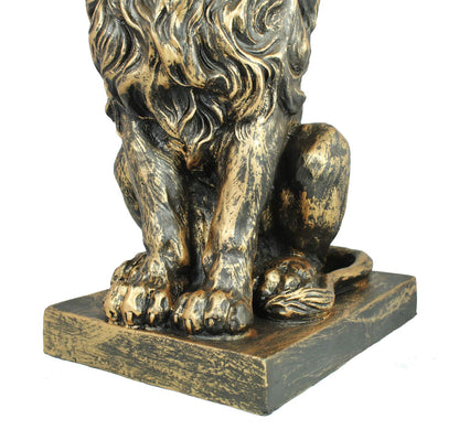 colorful living lion sculpture lion statue decoration lion garden garden lion figurine lion sitting