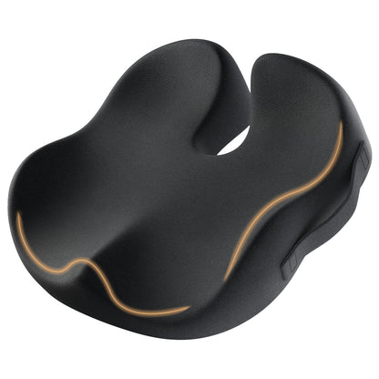 ProtoArc Seat Cushion Office Chair Ergonomic, Orthopedic Seat Cushion Relieves Coccyx, Sciatica, Hip, Memory Foam Cushion for Wheelchair, Car, Plane, All-Day Comfort Coccyx Cushion