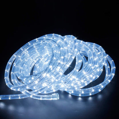 Forever Speed 20M outdoor LED light tube, 720 LEDs waterproof LED light tube for Christmas, wedding, roof, fence decoration lighting Cold white IP65