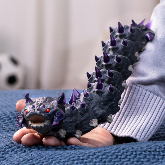 SCHLEICH ELDRADOR Creatures | Shadow Dragon 70830 | ELDRADOR Monster figurine with movable body | great gift for girls and boys | toy for ages 7+ | 5 x 26 x 4 cm