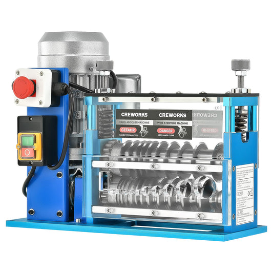CREWORKS Cable Stripping Machine 1.5-38mm Cable Peeler Wire Stripping Machine Cable Stripping Tool Wire Peeling Cutting Machine