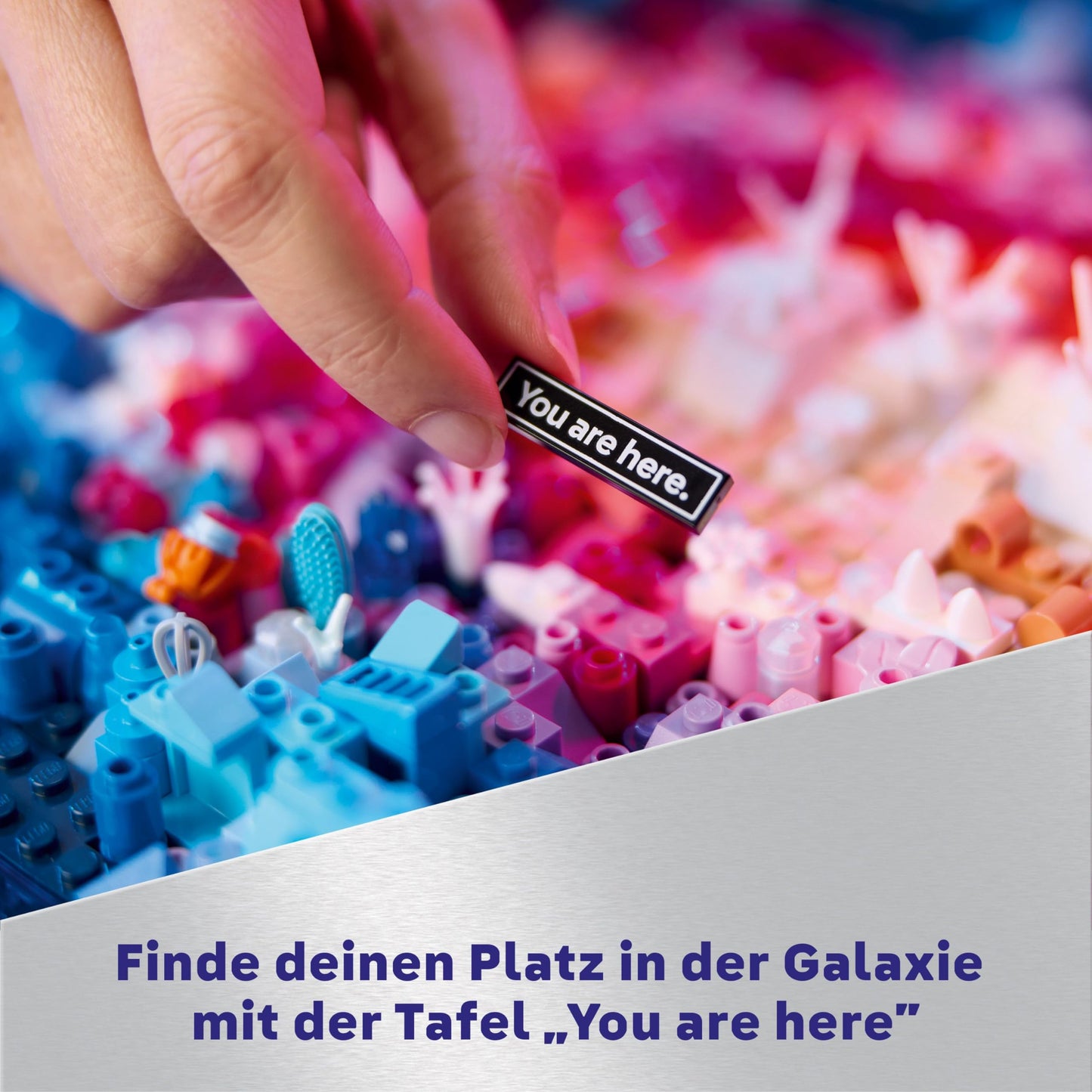 LEGO Art The Milky Way Galaxy, wall decoration, gift for space and astronomy fans, building set for adults, creative activity, solar system and constellations, wall art for the living room 31212