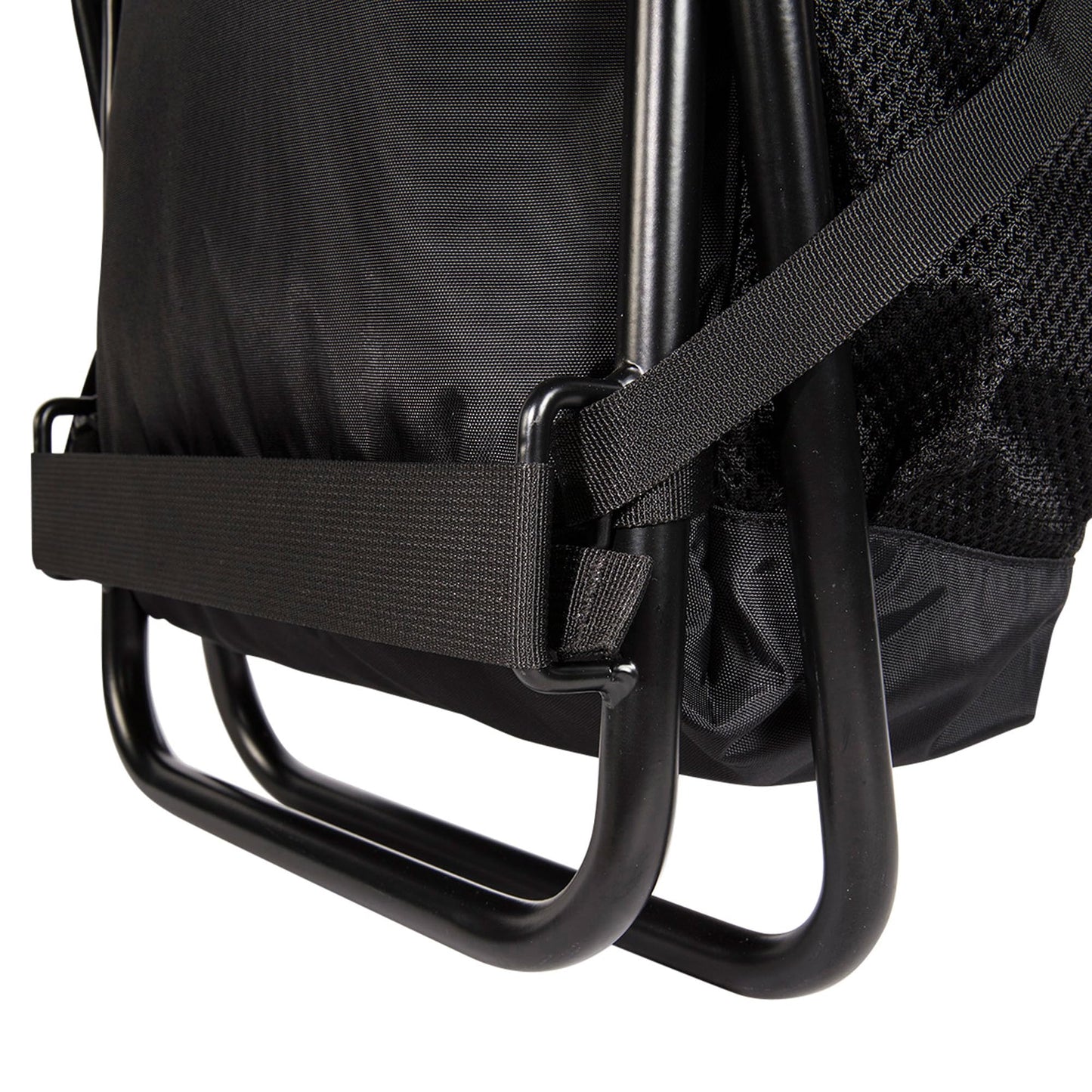 Tatonka Fishing Chair 20L - Backpack with built-in stool and 20 liters volume - Features a sturdy aluminum frame - Supports up to 100 kg (black)