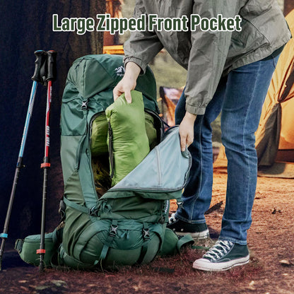 Night Cat Backpack 100L: Trekking Backpack Travel Backpack Men Women Breathable Lightweight for Camping Trekking Mountaineering Climbing Bike Travel.