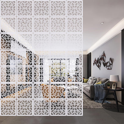 YHANEC 24-Piece DIY Room Divider Hanging Screen for Privacy, Perfect for Decorating Living, Dining, and Work Spaces, as well as Hotels and Bars