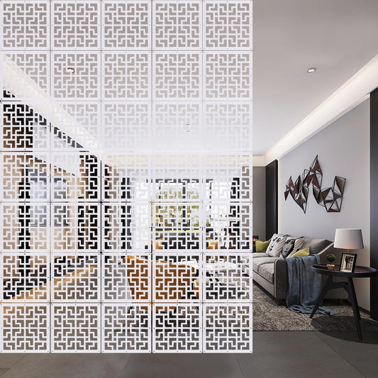 YHANEC 24-Piece DIY Room Divider Hanging Screen for Privacy, Perfect for Decorating Living, Dining, and Work Spaces, as well as Hotels and Bars