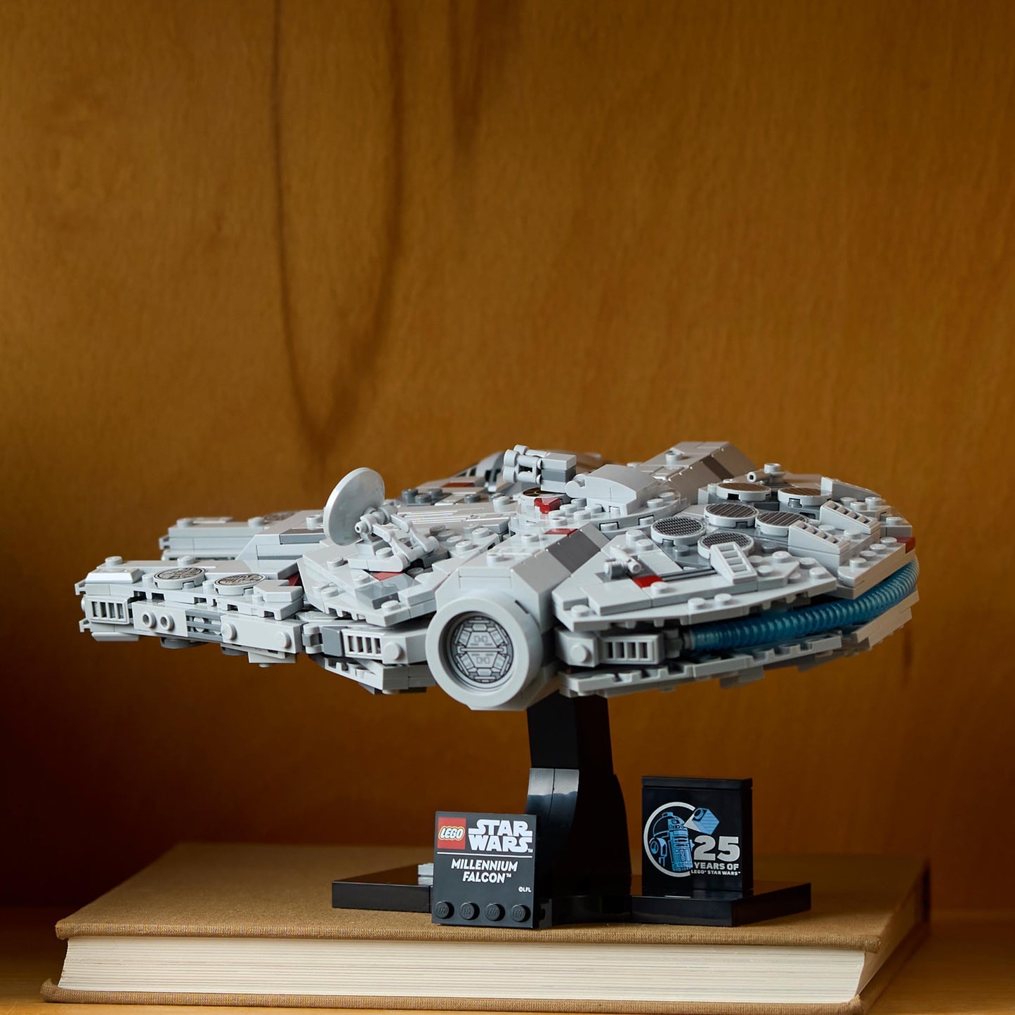 LEGO Star Wars R2-D2, Droid Building Blocks for Collecting, Building, Playing, and Displaying, & Star Wars Millennium Falcon, Model of a Starship from Star Wars