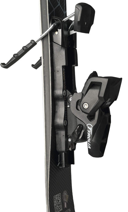 GPO Snowblade Hot Stamp, short skis including Tyrolia SR-10 safety bindings, 99 cm length, Big-Foot skis for men and women.