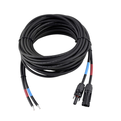 4mm² professional connection cable for solar module to solar charge controller. Enjoy the 8m long connection cable.