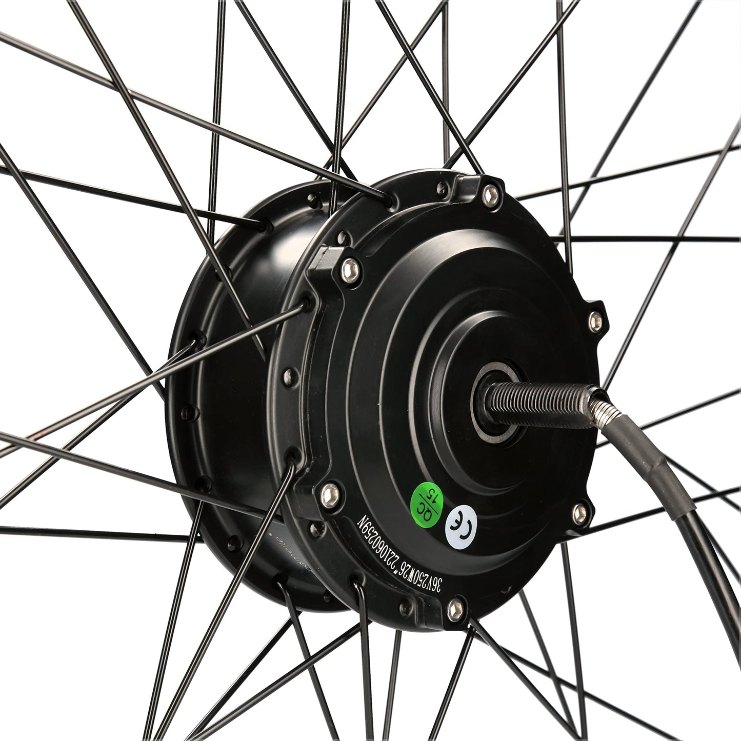 windmill | E-bike hub motor front wheel, laced, black, 28', 48V/250W, e-bike, electric bike, pedelec