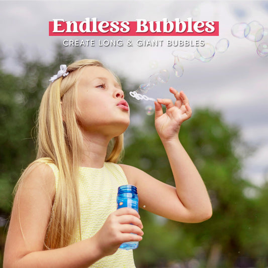 JOYIN 24 Pieces Bubble Bottles with Wand Assortment, Bubble Wands for Kids, 4oz/118ml Bubble Solution, Summer Toy, Bubble Party Favors, Birthday, Outdoor & Indoor Activity.