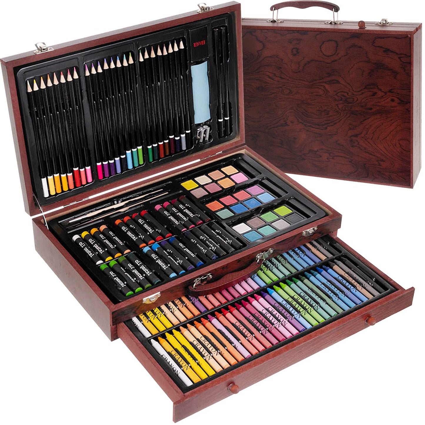 ISO TRADE 142-piece paint set in a case for artists painters creative art 15611