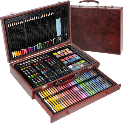 ISO TRADE 142-piece paint set in a case for artists painters creative art 15611