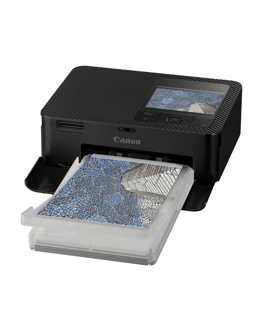 Canon SELPHY CP1500 Compact Photo Printer - Wireless Printing, Durable Photos, USB-C & SD Card Connection - Perfect for Scrapbooks and Photo Albums (Black)