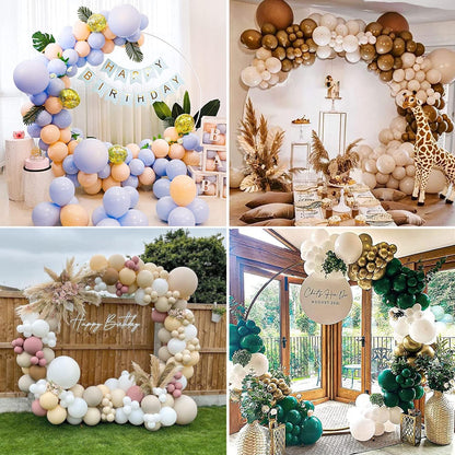 2M Metal Balloon Arch Kit, Iron Wedding Arch, DIY Metal Round Balloon Arch Garland, Round Ring Balloon Arch Kit, DIY Curved Bows, Flower Decor for Birthday Party, Christmas, Wedding
