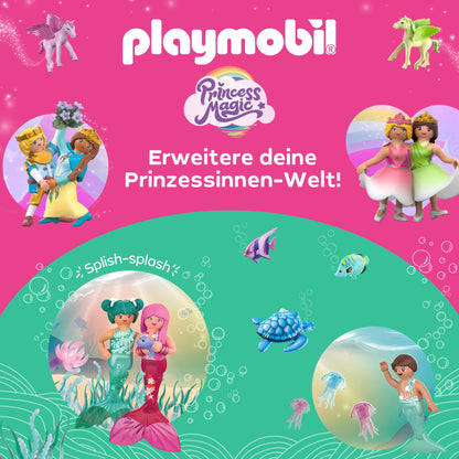 PLAYMOBIL | Promo Pack | Mermaid Treasure with Dolphins | Toy for ages 4+ | Gift for kids | Magical underwater adventure with figures | 71861